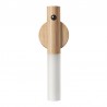 LED-Wandleuchte aus Holz - Infrarot- / Nachtsensor - kabellos - USB-Aufladung