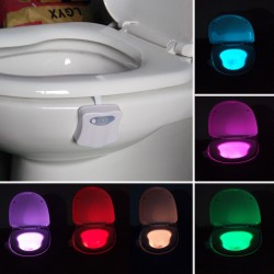 LED nightlight - toilet lamp - motion sensor - 8-colorsBathroom & Toilet