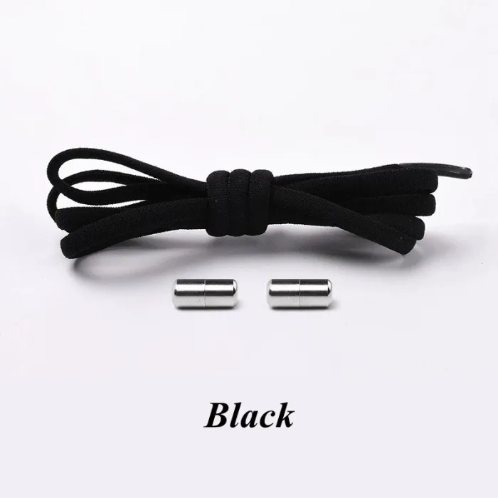Elastic shoelaces - with metal locking buckles - 1 pairShoes