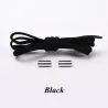 Elastic shoelaces - with metal locking buckles - 1 pairShoes