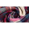 Plaid cashmere shawl - triangle shapeScarves