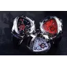 JARAGAR - Luxus-Automatikuhr - Lederarmband - Dreiecksform