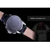 JARAGAR - Luxus-Automatikuhr - Lederarmband - Dreiecksform