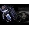 JARAGAR - Luxus-Automatikuhr - Lederarmband - Dreiecksform