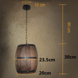 Vintage barrel - hanging ceiling lampWall lights