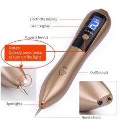 Laser-Plasma-Stift - Entfernung von Sommersprossen / Muttermalen / dunklen Flecken - LCD-LED-Anzeige