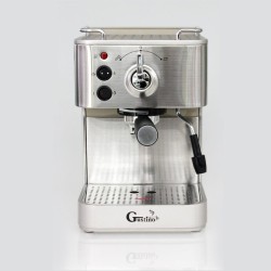 Gustino 19 Bar - semi automatic coffee maker - milk foamer - stainless steelKitchen