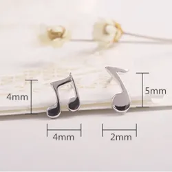 Musiknoten - Ohrstecker