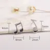 Musiknoten - Ohrstecker