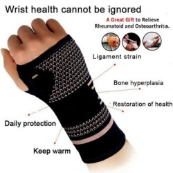 Professionelles Armband - elastischer Handschuh - Druck - Schmerzlinderung - Kupferfaser