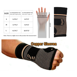 Professionelles Armband - elastischer Handschuh - Druck - Schmerzlinderung - Kupferfaser