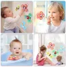 Drehbares Babyspielzeug - Fidget Spinner - mit Saugnapf - 3 Stück