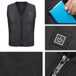 USB-Infrarot-Heizweste - elektrische Thermojacke