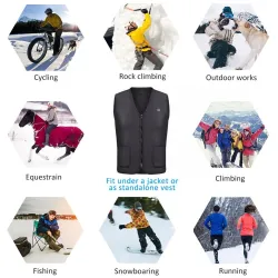 USB-Infrarot-Heizweste - elektrische Thermojacke