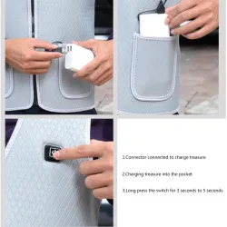 USB-Infrarot-Heizweste - elektrische Thermojacke