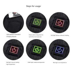 USB-Infrarot-Heizweste - elektrische Thermojacke