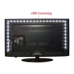 LED-USB-Streifenlicht - TV-Hintergrundbeleuchtung - SMD 3528 - 5 V - 50 cm - 1 m - 2 m - 3 m - 4 m - 5 m