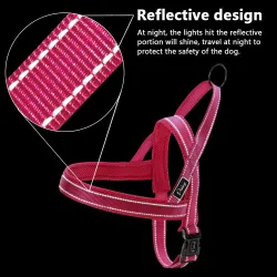 Reflektierendes Hundegeschirr aus Nylon – Weste – schnelle Passform