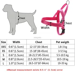Reflektierendes Hundegeschirr aus Nylon – Weste – schnelle Passform