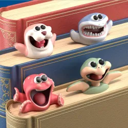 3D-Lesezeichen - in Tierform - für Bücher / Hefte