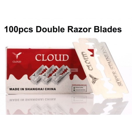 CLOUD - Rasierklingen - Double Edge - Edelstahl - 100 Stück