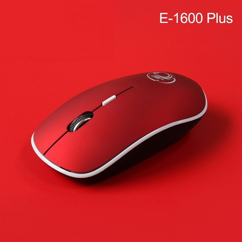 Kabellose optische Maus – mit USB-Empfänger – ergonomisch – leise – 2,4 GHz – 1600 DPI