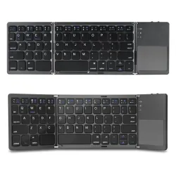 Faltbare Bluetooth-Tastatur - mit Touchpad - ultradünn