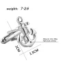 Boat anchor - silver cufflinksCufflinks
