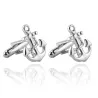 Boat anchor - silver cufflinksCufflinks