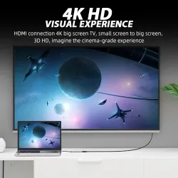 6 in 1 HUB - Typ-C - USB 3.0 - HDMI-kompatibel - Splitter - Adapter
