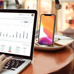 Bildschirmhalterung für Computer/Laptop - verstellbar