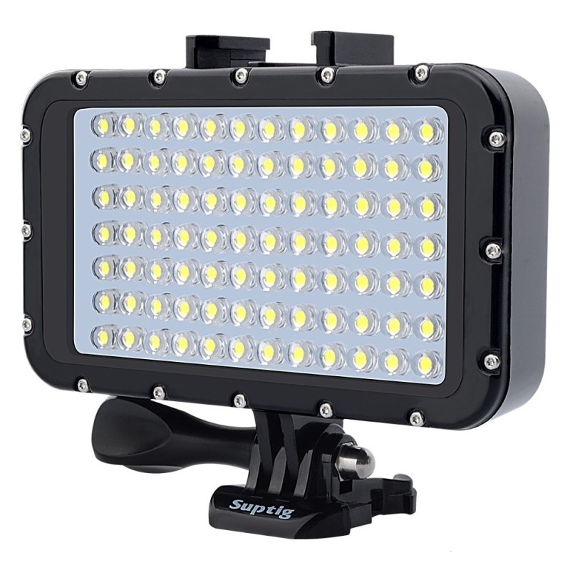 Ultrahelle LED-Lampe - 50 m wasserdicht unter Wasser - für GoPro / Canon / SLR-Kameras