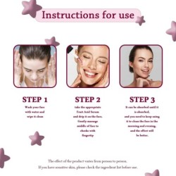 Gesichtsserum - Fruchtsäureessenz - AHA - BHA - Aknebehandlung - Aufhellung - 30ml