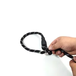 Nylon dog leash - adjustable collar - reflective - padded handleCollars & Leads