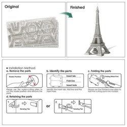 Eiffelturm 3D - Metallpuzzle - Montagemodell