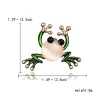 Green frog broochBrooches