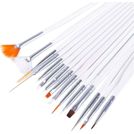 Nail art brushes - 15 piecesNail brushes