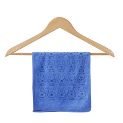 Soft baby bath towel - rabbits printedTextile