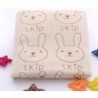 Weiches Baby-Badetuch - Hasen bedruckt