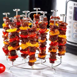 Grillrost - Braten von Fleisch/Gemüse - für Heißluftfritteuse