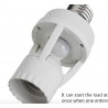 E27 light bulb holder - with infrared PIR motion sensorLighting fittings
