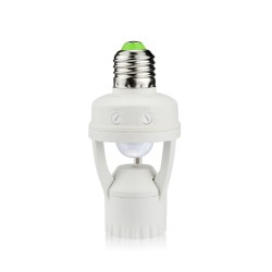 E27 light bulb holder - with infrared PIR motion sensorLighting fittings