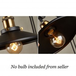 Retro-Wandlampe aus Eisen - verstellbare Länge