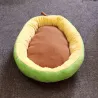 Weiches Hunde-/Katzenbett - Avocado-Form