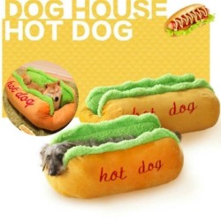Warm dog / cat bed - soft cushion - hot-dog