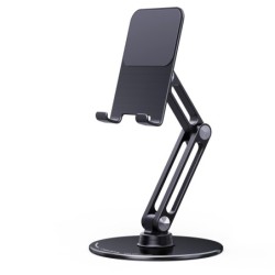Phone / tablet holder - metal stand - rotatable - adjustableHolders
