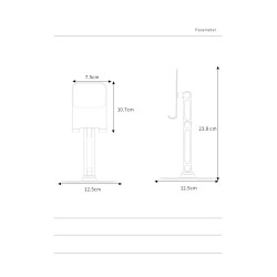 Telefon-/Tablethalter - Metallständer - drehbar - verstellbar