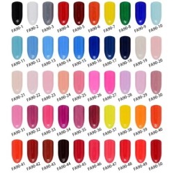 Acrylic nail powder - colorful setNail polish