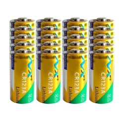 Original-Lithiumbatterie - CR123A - 1600 mAh - 20 Stück