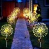 LED Feuerwerk - Solar Gartenlampe - Wasserdicht